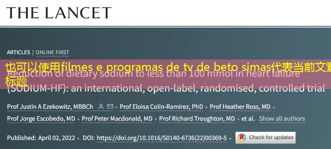 filmes e programas de tv de beto simas